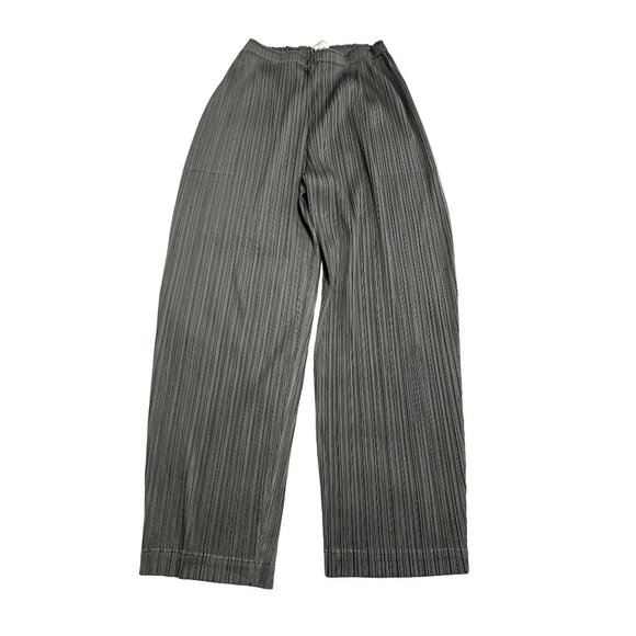 Pleats Please Issey Miyake Plisse Pants in Dark Grey - Picture 1 of 3